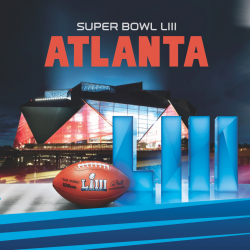 Super Bowl LIII Napkin printed by Creative Converting
