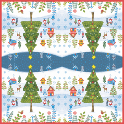 Christmas Tree Napkin printed by Chespa Sp zoo
