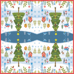 Christmas Tree Napkin printed by Chespa Sp zoo