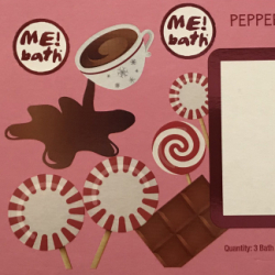 ME! Bath Peppermint Mocha Bath Bombs Box printed by Emirates Printing Press LLC