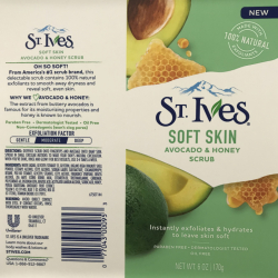 St. Ives Soft Skin Avocado & Honey Scrub Tube printed by Berry Global