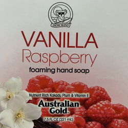 Vanilla Raspberry Label printed by McDowell Label