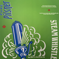 Steam Whistle Brewing Pure Pilsner Box printed by Packaging Technologies Inc