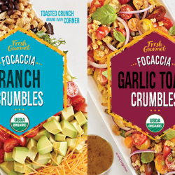 Fresh Gourmet Focaccia Ranch Garlic Toast Crumbles Wrappers printed by Transcontinental Robbie
