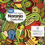 Great Value 100% Arabica Naranjo Costa Rica Café Puro Pure Coffee Wrapper