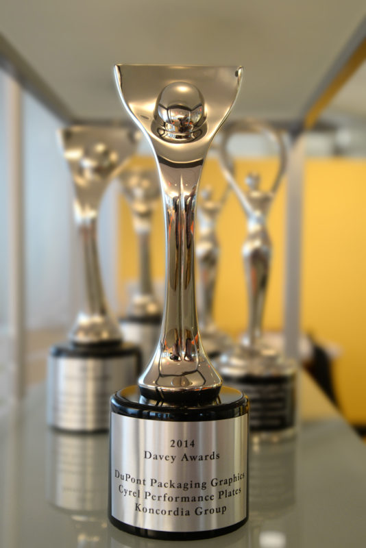 DuPont Packaging Graphics, Koncordia Group Win Silver Davey Award