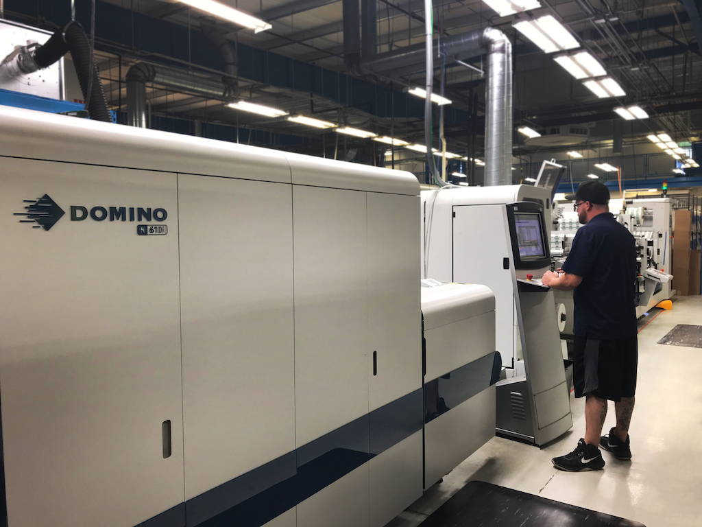Yerecic Label Installs Domino N610i Press & AB Graphic International