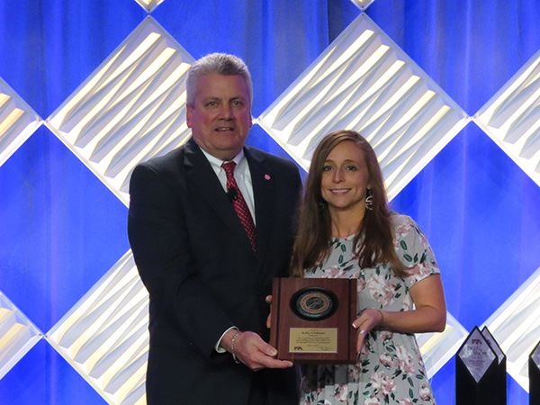 Katie Graham 2019 ONTVANGER FTA President's Award