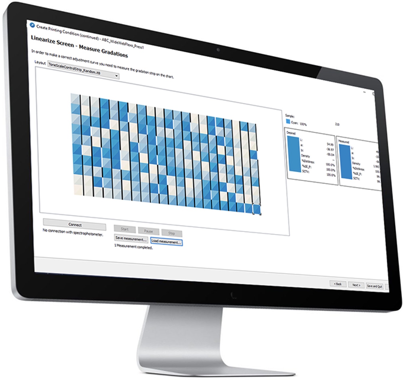 Fig 4B Print Control Wizard Screen Flexographic Technical Association