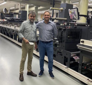 Nilpeter Grif press installation